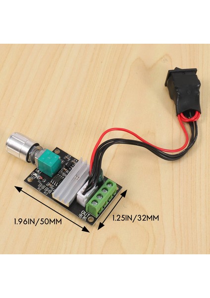 6V 12V 24V 3A Pwm Dc Motor Hız Kontrol Cihazı Ileri Geri Anahtar Kontrolü 1203B (Yurt Dışından)