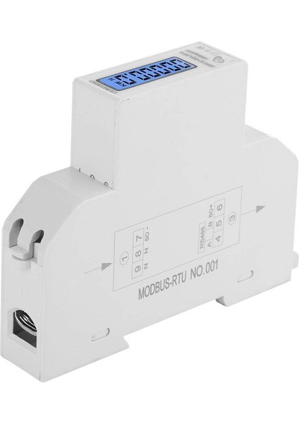 5-100A 220V Enerji Ölçer Tek Fazlı RS485 Modbus Protokolü LCD Arkadan Aydınlatmalı Ekran Din Raylı Watt Metre Enerji Ölçer (Yurt Dışından) fiyatları