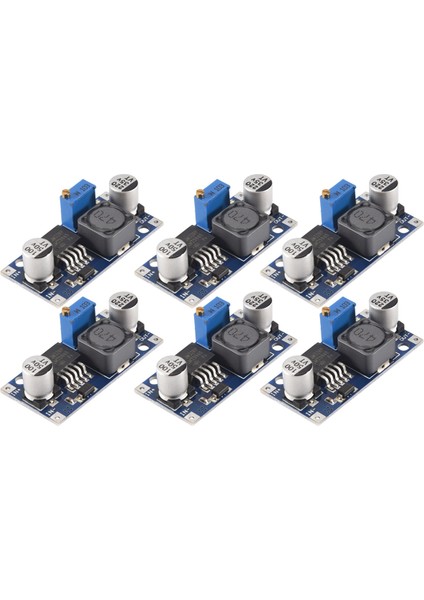 6 Paket LM2596 Dc - Dc Buck Dönüştürücü 3.0-40V - 1.5-35V Güç Kaynağı Modülü (6 Paket) (Yurt Dışından)