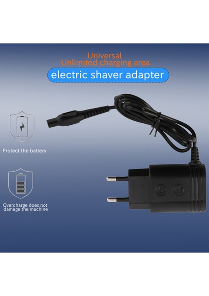 Tıraş Makinesi Ab Duvar Fişi Ac Güç Adaptörü Şarj Cihazı Elektrikli Tıraş Makinesi Adaptörü HQ8505/6070/6075/6090 Tıraş Makinesi (Ab Tak) (Yurt Dışından) modelleri