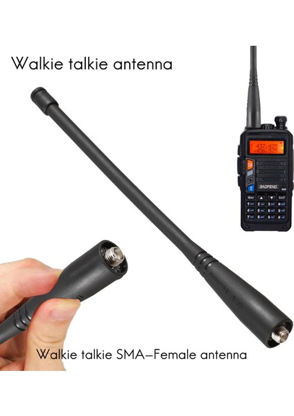 Uv-5r Anteni Için Telsiz Sma-Dişi Uhf/vhf 136-174/400-520 Mhz, UV5R Için Uv-82 Gt-3, Aksesuarlar Için (Yurt Dışından) fırsatları
