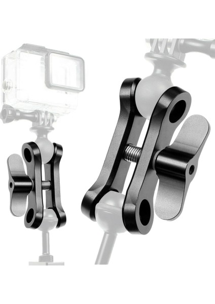 Cnc Kelebek Klip Dalış Kelepçe Işık Konnektörü Topu Kafa Dağı Tripod Adaptörü Go Pro 7 Spor Slr Kameralar Sualtı (Yurt Dışından) indirimleri