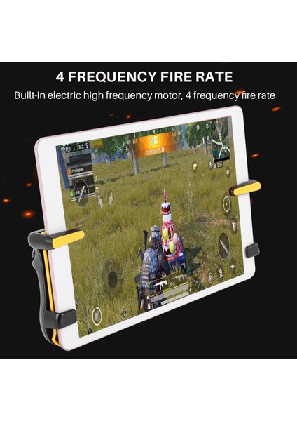 Tetik Oyun Denetleyicisi Kapasite L1R1 Yangın Amaç Düğmesi Gamepad Joystick Tablet Fps Oyunu Pubg Için (Yurt Dışından)
