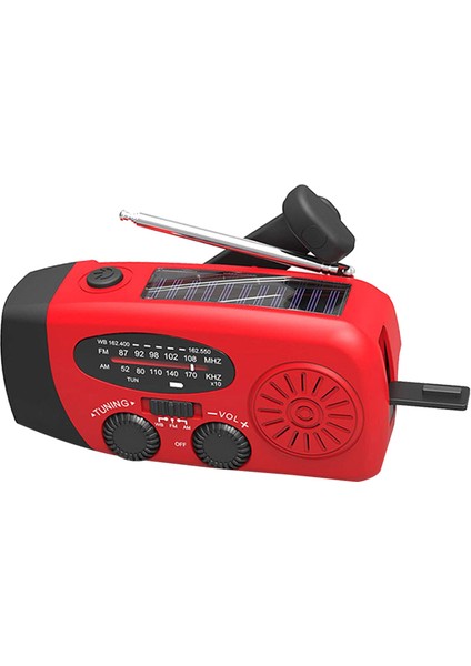 Acil Durum Güneş Enerjili Kendinden Enerjili Am/fm/() Radyo, El Feneri, Cep Telefonları Için Şarj Cihazı: Akıllı Telefonlar ve USB Cihazları (Yurt Dışından) fiyatları