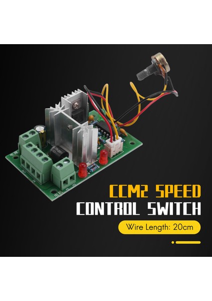 12V 24V 30V 120W Pwm Ayarlanabilir Volt Dc Motor Hız Kontrol Cihazı Ccm2 (Yurt Dışından)