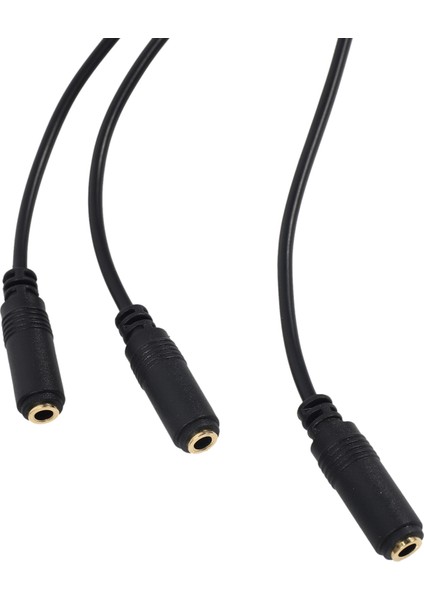 3,5 mm Stereo Ses Dağıtıcı Kablo Altın Kaplama 3,5 mm (1/8 Inç) Trrs Stereo Fiş Erkek - 3 x 1/8 Inç 3,5 mm Stereo Jak Dişi 1 Giriş 3 Çıkış Stereo Ses Aux Ayırıcı Kablo (Yurt Dışından) indirimleri