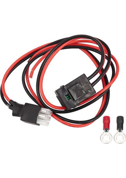 FT-857D FT-897D Için 30A 1m Sigorta 6 Pın Kısa Dalga Güç Kaynağı Kablosu Kablosu (Yurt Dışından) fiyatları
