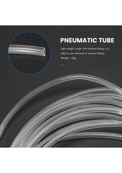 Şeffaf 4 Metre 13.1ft 4mm x 2.5mm Pnömatik Poliüretan Hava Hortumu Borusu (Yurt Dışından) modelleri