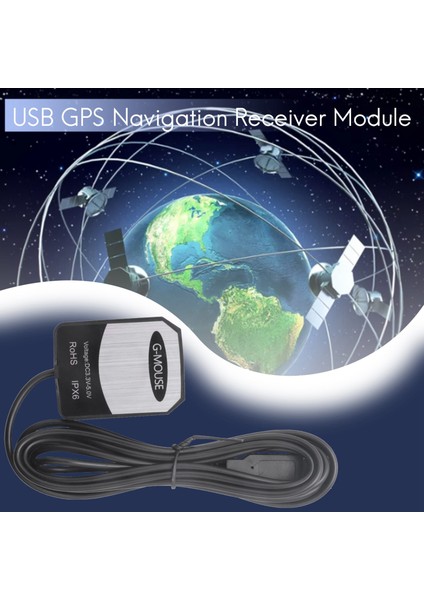 Gps Veri Toplama Için, Pc Notebook Navigasyon Gps USB Alıcı Google Earth Windows Için Gmouse Anten Modülü (Yurt Dışından)