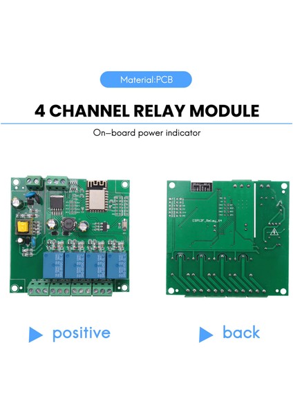 ESP8266 Kablosuz Wıfı 4 Kanal Röle Modülü ESP-12F Wifi Geliştirme I, Ac/dc 5V/8-80V Güç Kaynağı Için (Yurt Dışından)