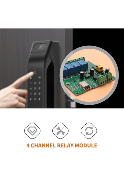 ESP8266 Kablosuz Wıfı 4 Kanal Röle Modülü ESP-12F Wifi Geliştirme I, Ac/dc 5V/8-80V Güç Kaynağı Için (Yurt Dışından)