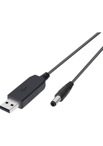 Usb'den Dc'ye Dönüştürme Kablosu 5V - 9V Gerilim Yükseltme Kablosu 5.5x2.1mm Dc Erkek 1m Yeni (Yurt Dışından) fırsatları
