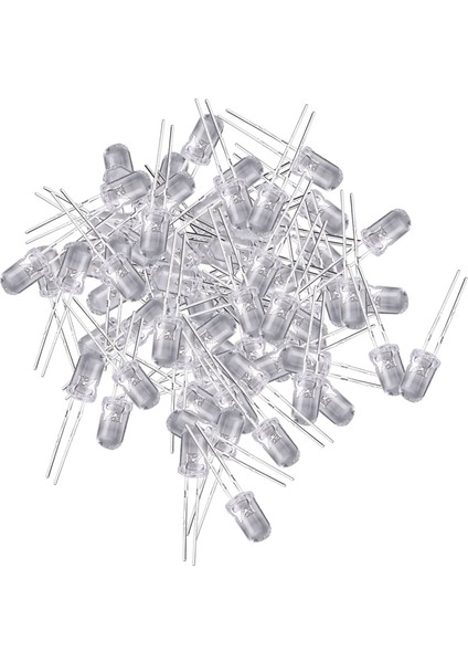 100 Adet 5mm Sıcak Beyaz LED Diyot Işıklar Dc 3V 20MA Ampul Lambalar Elektronik Bileşenler Işık Yayan Diyotlar (Yurt Dışından)