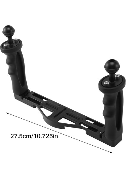 Çift El Sabitleyici Dalış Sualtı Kamera Muhafazaları Tepsi/kavrama Su Geçirmez Çift Saplı Dome Bağlantı Noktası Su Geçirmez Kılıf (Yurt Dışından) fırsatları