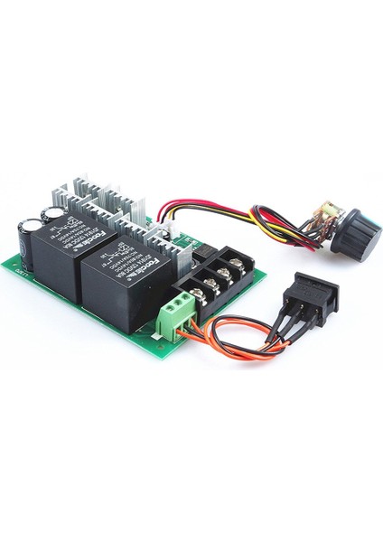 Pwm Dc Motor Hız Kontrol Cihazı Dijital Ekran 0-100% Ayarlanabilir Sürücü Modülü Girişi Max 60A (Yurt Dışından)
