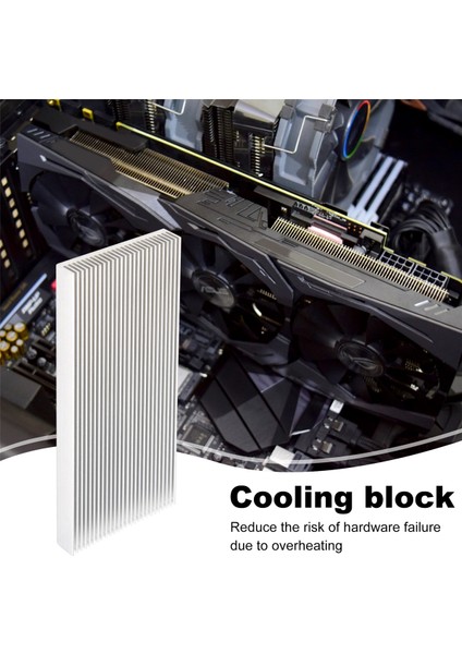 Yüksek Güçlü LED Amplifikatör Transistörü 100X41X8MM Için Alüminyum Isı Emici Soğutucu (Yurt Dışından) indirimleri