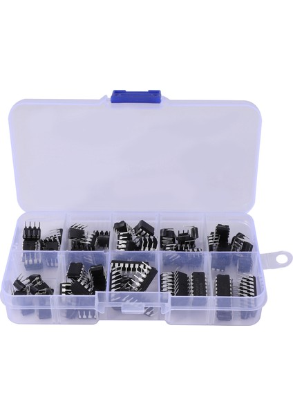 85 Parça 10 Tip Entegre Devre Çip Çeşitleri Kiti, Opamp Tek Hassas Zamanlayıcı Pwm Için Dıp Ic Soket Seti (Yurt Dışından) fiyatları