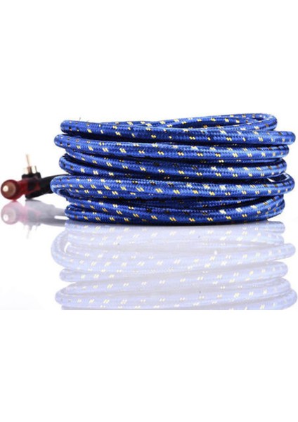 5 M 2 Rca 2 Rca Fiş Araba Stereo Ses Kablosu Amplifikatör Örgülü Alet (Yurt Dışından) fırsatları