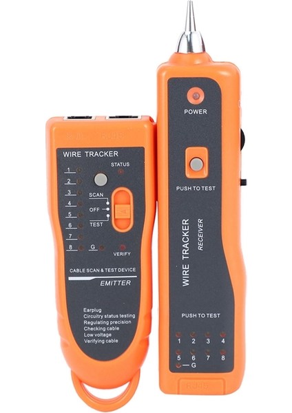 Utp Stp Cat5 Cat6 RJ45 Lan Ağ Kablosu Test Cihazı Hat Bulucu RJ11 Telefon Kablosu Tracker Tracer Teşhis Ton Kiti XQ-350 (Yurt Dışından) fırsatları