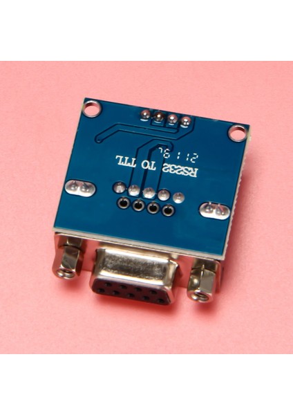 MAX3232 RS232 Seri Bağlantı Noktasından Ttl Dönüştürücü Modülüne Db9 Konektörü W/4 Atlama Kablosu (Yurt Dışından)