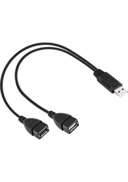USB 2.0A Erkek Auf 2 Çift USB Dişi Jak Y Splitter Verteiler Adaptör Kablosu (Yurt Dışından) fiyatları