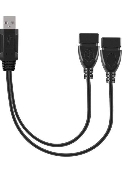 USB 2.0A Erkek Auf 2 Çift USB Dişi Jak Y Splitter Verteiler Adaptör Kablosu (Yurt Dışından) modelleri