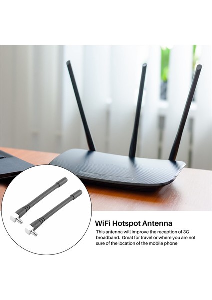 (MF61) 4g Lte Modem Mifi Mobil Wifi Hotspot Yönlendirici Için 2 Adet Mini Ts9 Anten (Yurt Dışından)