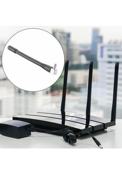 (MF61) 4g Lte Modem Mifi Mobil Wifi Hotspot Yönlendirici Için 2 Adet Mini Ts9 Anten (Yurt Dışından)