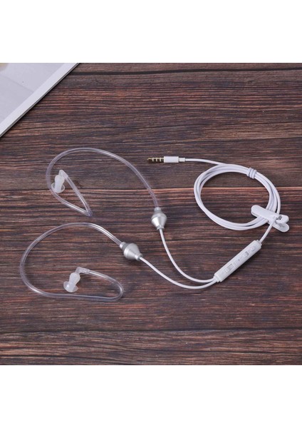 3.5mm Stereo Hava Tüpü Kablolu Kulaklık Anti-Radyasyon Binaural Kulaklıklar Gürültü Yalıtımlı Kulaklıklar Micr Mobilephone Için (Yurt Dışından) indirimleri