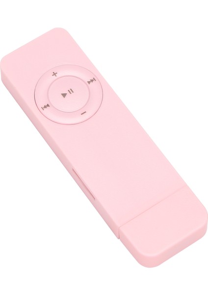 Taşınabilir USB Spor U Disk Mini Mp3 Müzik Çalar Desteği 32GB Tf (Pembe) (Yurt Dışından)