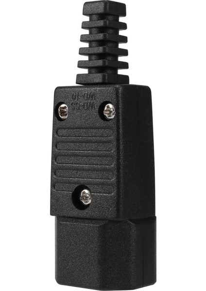 Siyah IEC-320 C14 Erkek Fiş Ac Güç Girişi Soket Konnektörü 250V 10A (Yurt Dışından)