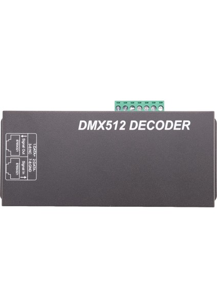 Dmx 512 Dijital Ekran Dekoder, Karartma Sürücüsü DMX512 Denetleyici LED Rgbw Bant Şerit Işığı RJ45 Bağlantısı DC12-24V 20A (4 Kanal) (Yurt Dışından)