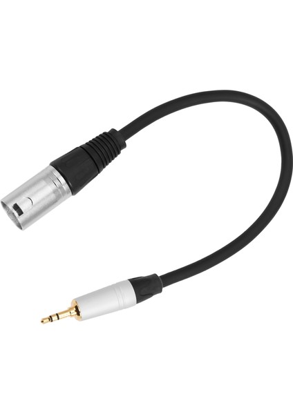 0.3 Metre 3.5mm Erkek Jack Tak 3 Pin Xlr Erkek Korumalı Stereo Kablo Mikrofon Ses Kaydı Için (Yurt Dışından)