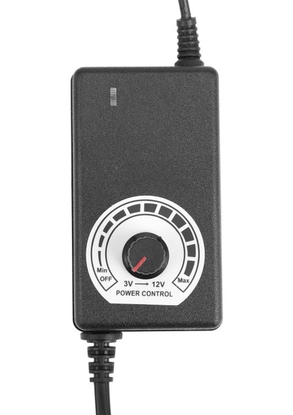 Ac'den Dc'ye Adaptör 12V 2A Ayarlanabilir Güç Kaynağı Motor Hız Kontrol Cihazı, Elektrikli Fan ve Pompa Için Abd Fişli (Yurt Dışından)