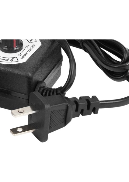 Ac'den Dc'ye Adaptör 12V 2A Ayarlanabilir Güç Kaynağı Motor Hız Kontrol Cihazı, Elektrikli Fan ve Pompa Için Abd Fişli (Yurt Dışından)