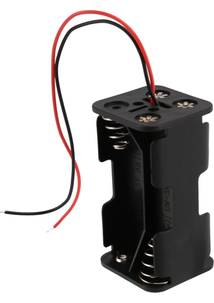 Siyah Çekme Katmanları 4 x 1.5V Aa Piller Tutucu Kılıf Kutusu, Kablo Uçlu (Yurt Dışından) modelleri