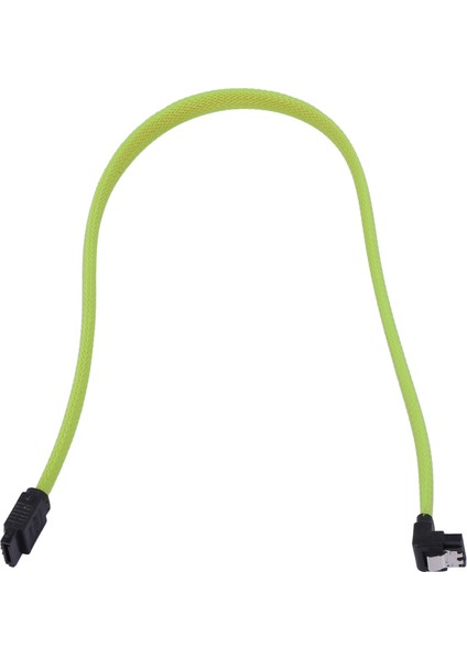 50CM Sata 3.0 Iıı Sata3 7pin Veri Kablosu Dik Açı 6 Gb/s SSD Kabloları HDD Sabit Disk Veri Kablosu Naylon Kollu (Yeşil) (Yurt Dışından) fiyatları