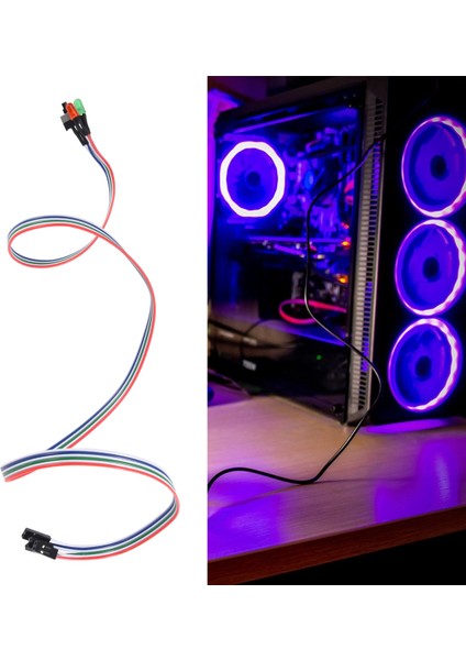 20 Adet 65 cm Ince Atx Pc Güç Kablosu Anahtarı Açma/kapama/sıfırlama HDD LED Işık Bilgisayar Anaı Için (Yurt Dışından) indirimleri
