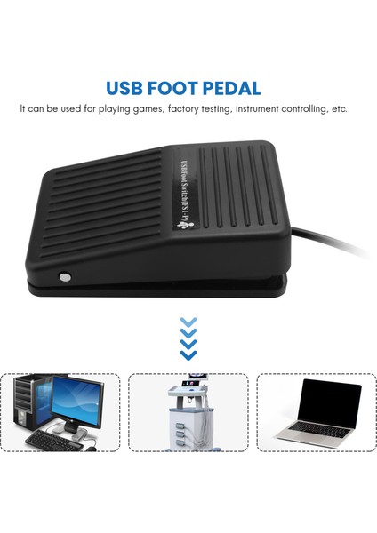 Pc USB Ayak Pedalı Klavye Pedalı (Yurt Dışından)