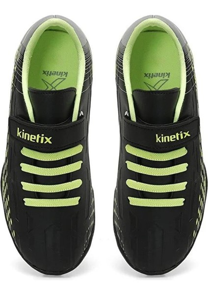 Breton J Turf 3Pr Siyah Neon Sarı Filet Erkek Çocuk Futbol Halısaha Ayakkabı