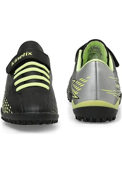 Breton J Turf 3Pr Siyah Neon Sarı Filet Erkek Çocuk Futbol Halısaha Ayakkabı