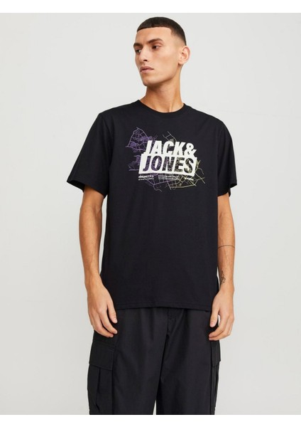Jcomap Logo Erkek Siyah T-Shirt 12252376-Black fiyatları