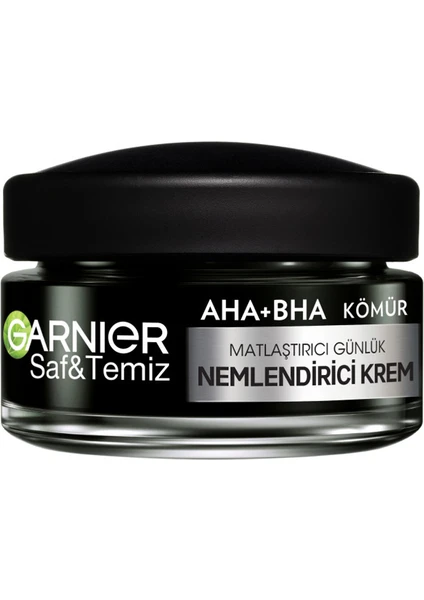 Aha Bha Kömür 3'Ü 1 Arada Matlaştırıcı Günlük Nemlendirici Krem 50ml