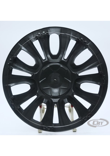 Jant Kapağı Siyah-Gri Kırılmaz 15" Egea Model (Amblem Hediyeli) (1 Adet)