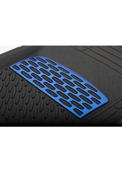 Fiat Stilo 2019 Uyumlu 3D Havuzlu Paspas Takımı (Mavi-Siyah)