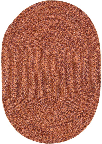 Cesta El Yapımı Örgü Kiremit Kilim 50X80 4034