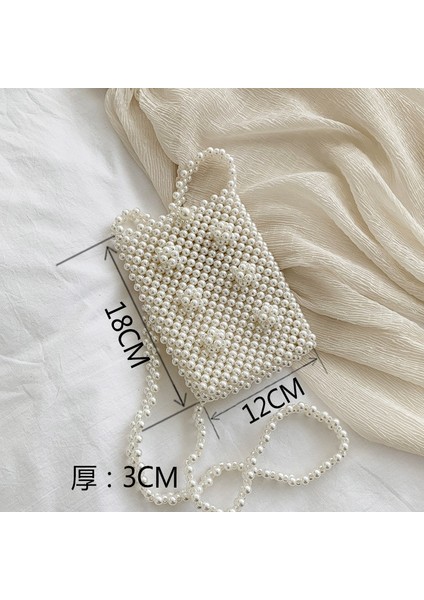 A11 Stili Mini Inci Çanta El Yapımı Vintage Eva Boncuklu Moda Ziyafet Parti Omuz Çantası Kadın Düğün Çantaları Lüks Kadın Bozuk Para Cüzdanı (Yurt Dışından) fiyatları