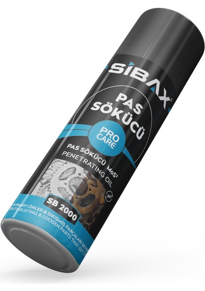 SB2000 200 ml Pas Sökücü Sprey Mos2 Rust Remover