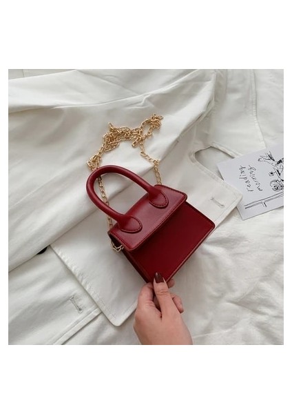 Floresan Yeşil Tarzı Mini Small Square Bag Fashion New Pu Leather Women's Handbag Crocodile Pattern Chain Shoulder Messenger Bags (Yurt Dışından) fiyatları