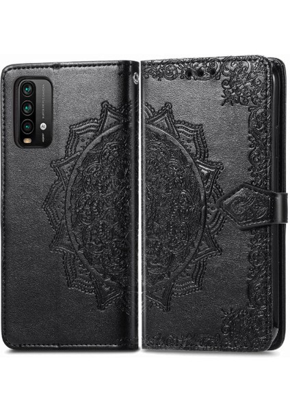 Redmi Not 9 4g Flip Kapak Için Kılıf Zarif Desen Darbeye Basit (Yurt Dışından)